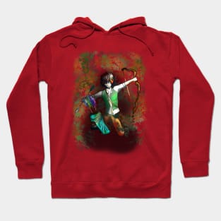 Elf Archer for dnd, magic and fantasy fans Hoodie